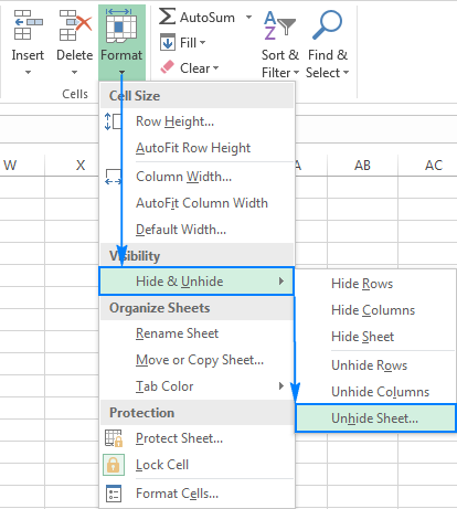excel for mac part of the cell is hidden